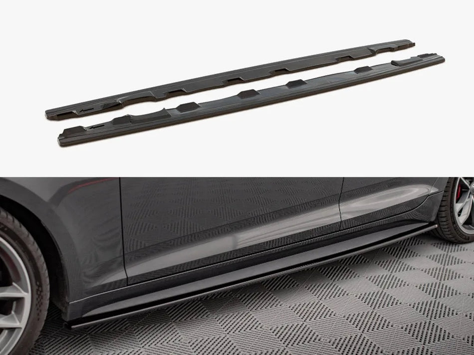 Maxton Side Skirts Diffusers Audi S5 / A5 S-Line F5 Sportback