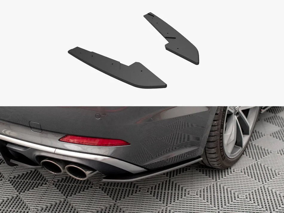 Maxton Street PRO Rear Side Splitters Audi S5 Sportback F5 - Red