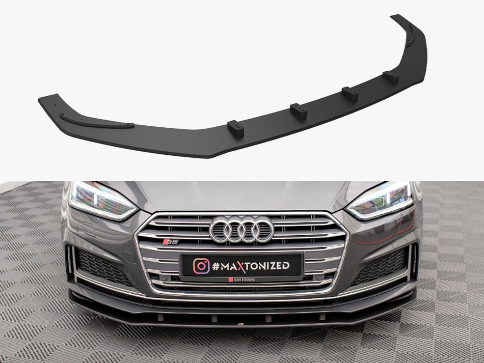 Maxton Street PRO Front Splitter Audi A5 S-Line / S5 Coupe / Sportback F5