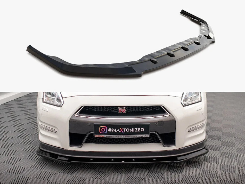 Maxton Front Splitter Nissan GTR R35 1st Facelift