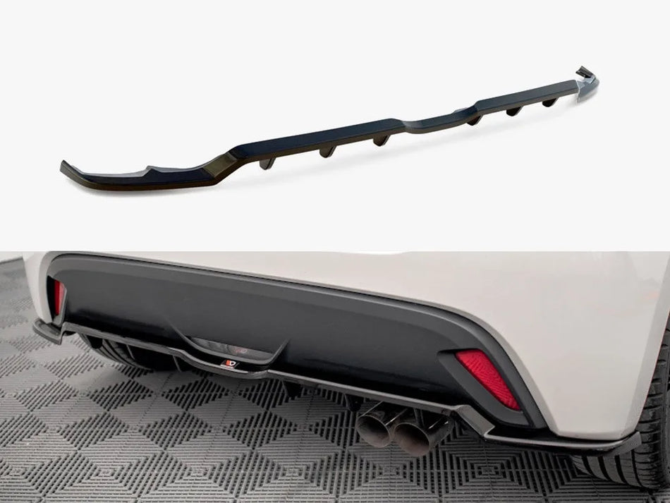 Maxton Rear Splitter V.2 (Vertical Bars) Toyota Yaris Mk4
