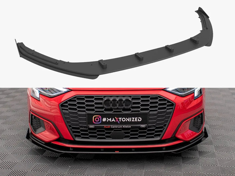 Maxton Street PRO Front Splitter + Flaps Audi A3 8Y