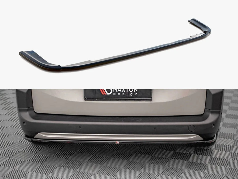 Maxton Central Rear Splitter Citroen Berlingo Mk3