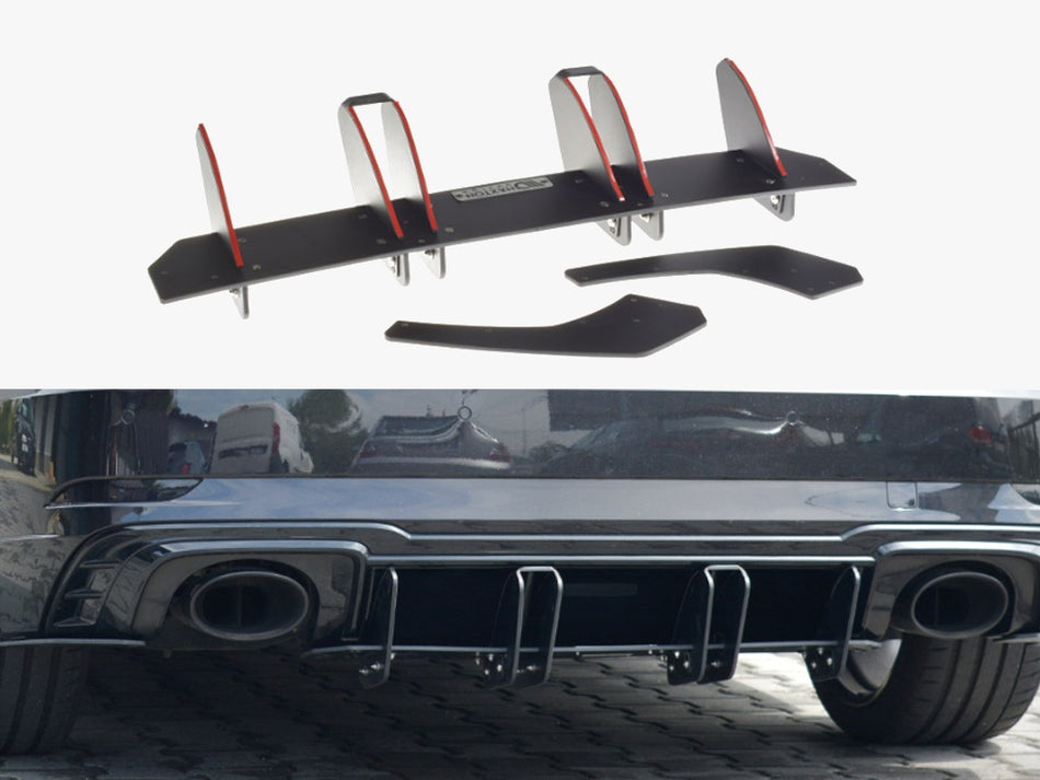 Maxton Rear Diffuser V.2 Audi RS3 8V FL Sportback