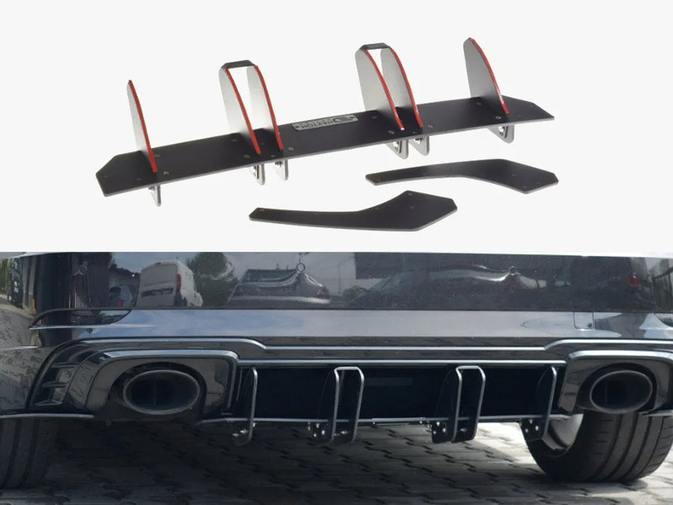 Maxton Rear Diffuser V.2 Audi RS3 8V FL Sportback