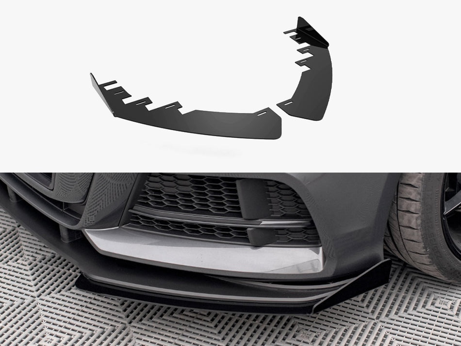 Maxton Front Flaps Audi S3 / A3 S-Line Sportback 8V Facelift