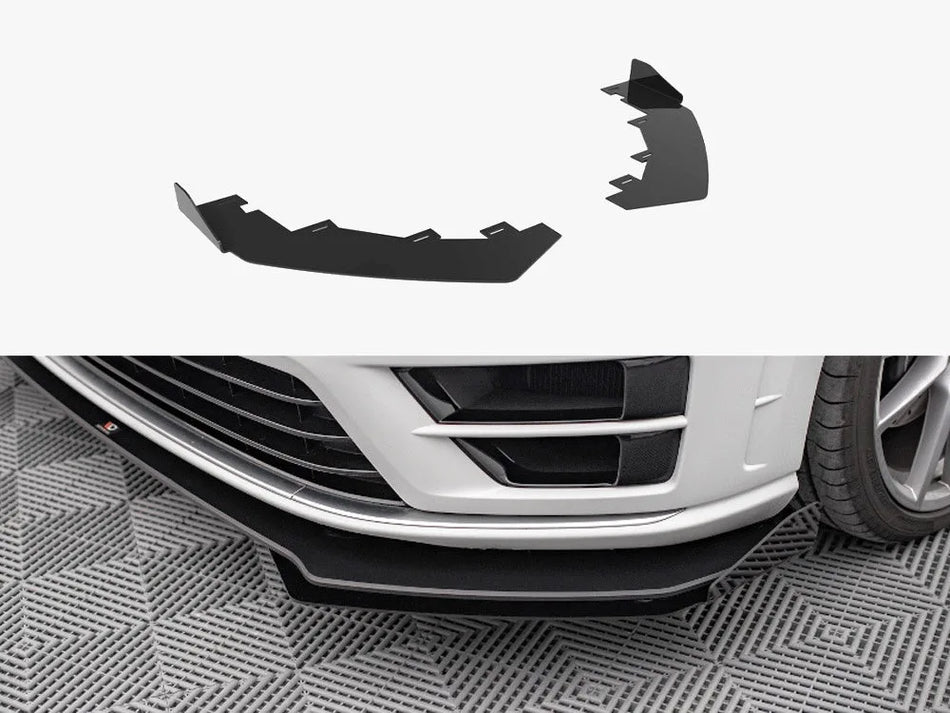 Maxton Front Flaps VW Golf R Mk7