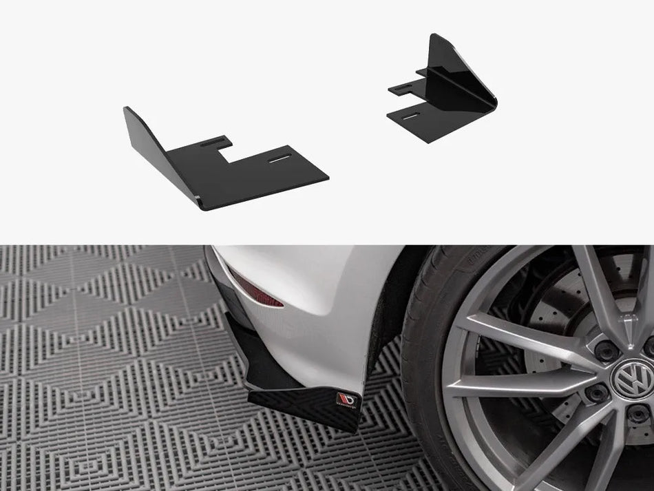 Maxton Rear Side Flaps VW Golf R Mk7