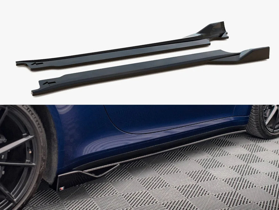 Maxton Side Skirts Diffusers V.2 Porsche 911 Carrera Aero / Carrera GTS 992