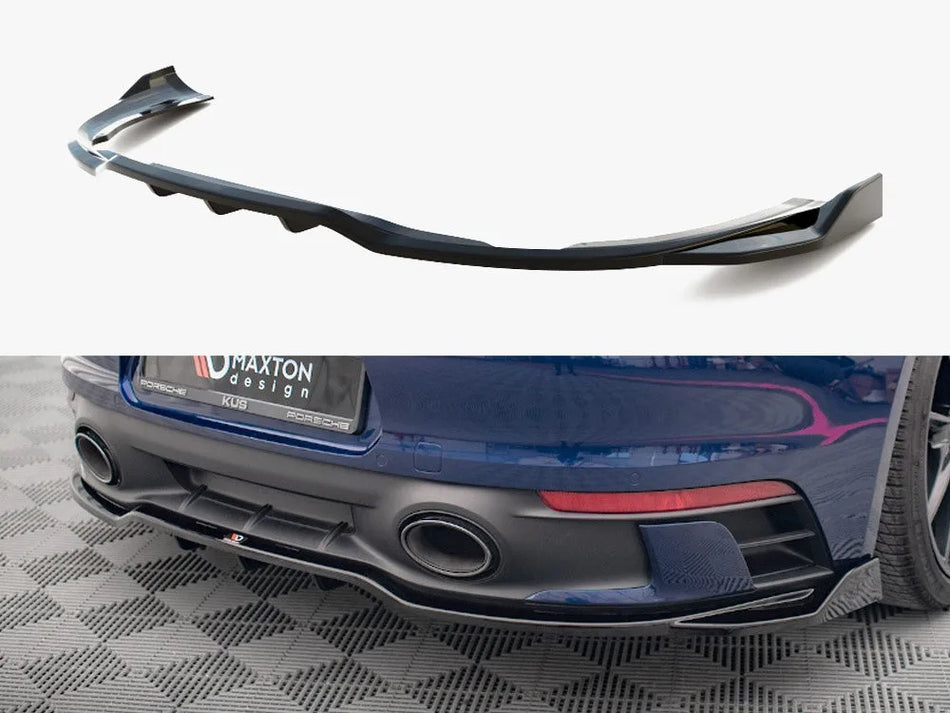 Maxton Rear Splitter (Vertical Bars) V.2 Porsche 911 Carrera Aero / Carrera GTS 992