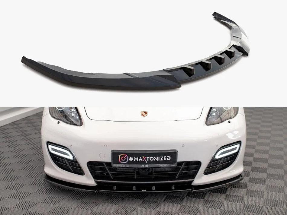Maxton Front Splitter V.1 Porsche Panamera Turbo Sport Design Package 970