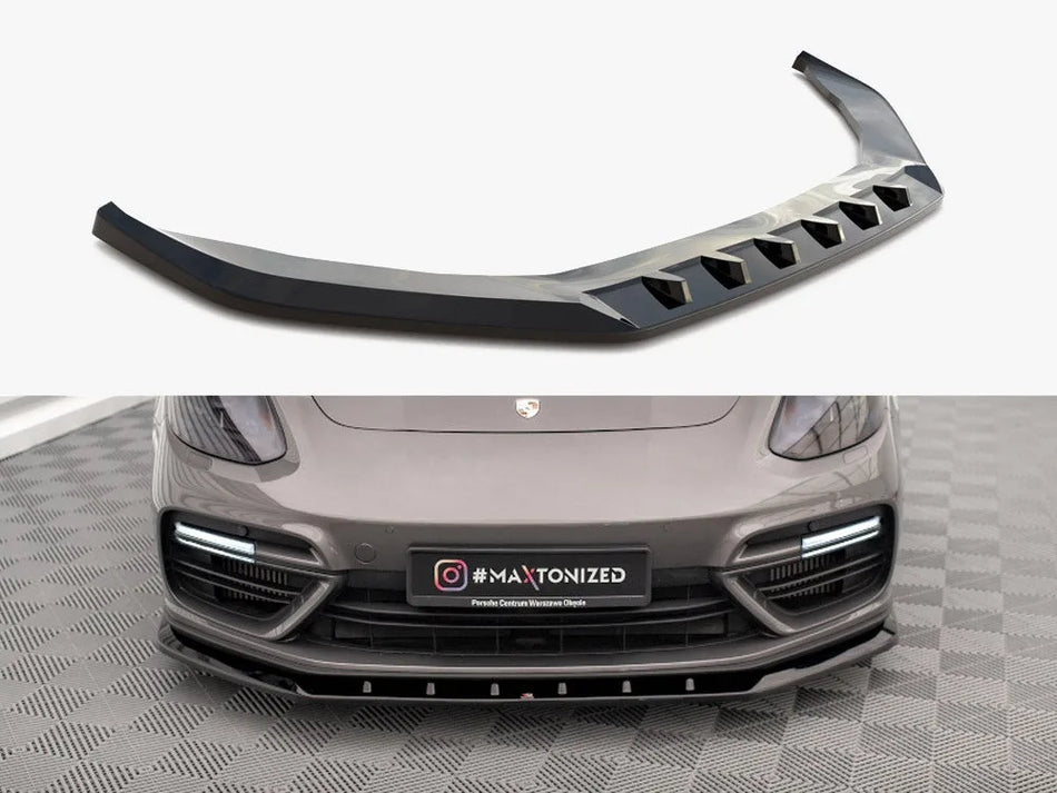 Maxton Front Splitter V.1 Porsche Panamera Turbo S E-Hybrid