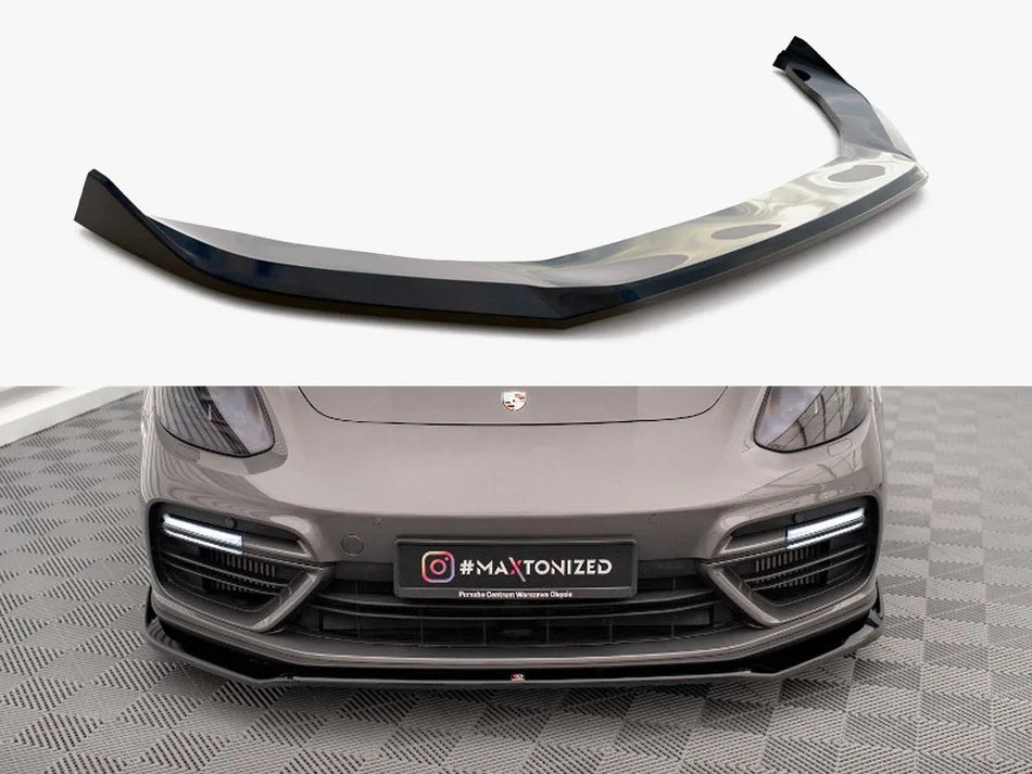 Maxton Front Splitter V.2 Porsche Panamera Turbo S E-Hybrid