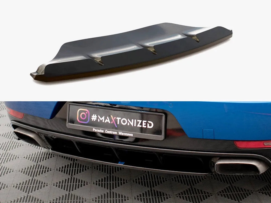 Maxton Central Rear Splitter Porsche Macan Mk1
