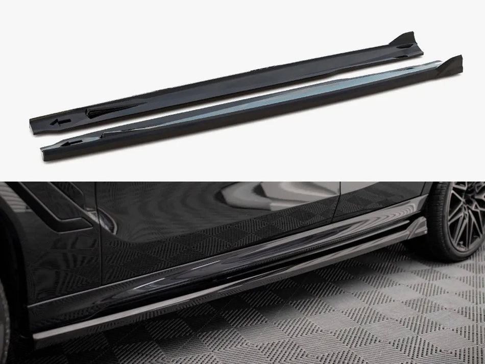 Maxton Side Skirts Diffusers BMW X6 M F96 / X6 M-Pack G06