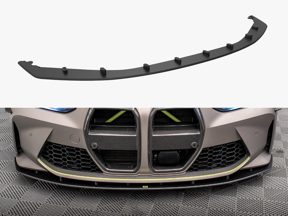 Maxton Street PRO Front Splitter BMW M4 G82 / M3 G80 - Black-Red
