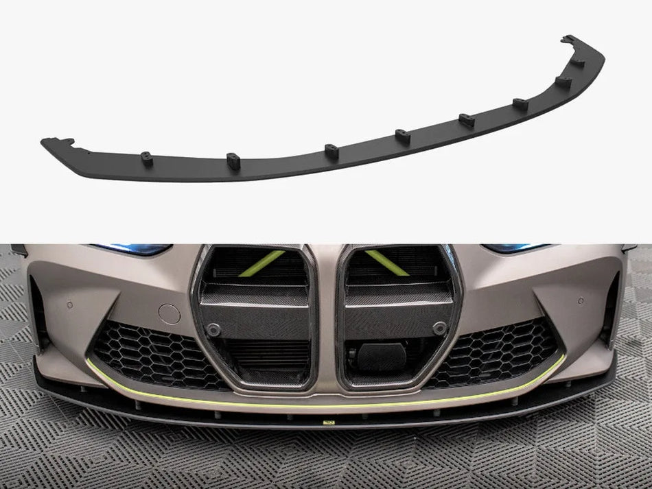Maxton Street PRO Front Splitter BMW M4 G82 / M3 G80 - Black-Red