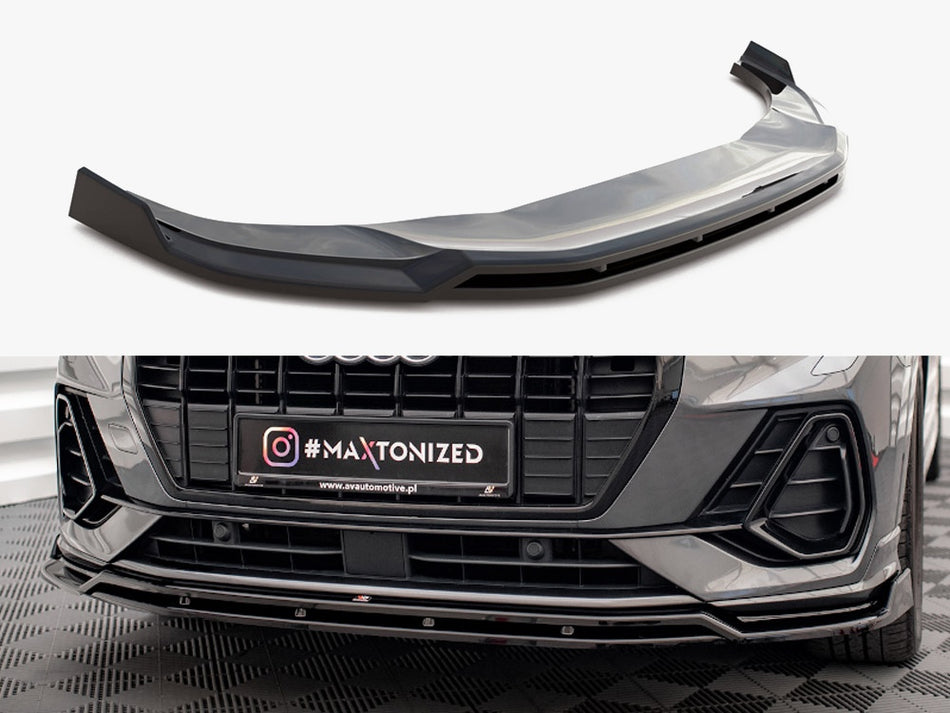 Maxton Front Splitter V.4 Audi Q3 Sportback / SUV S-Line F3