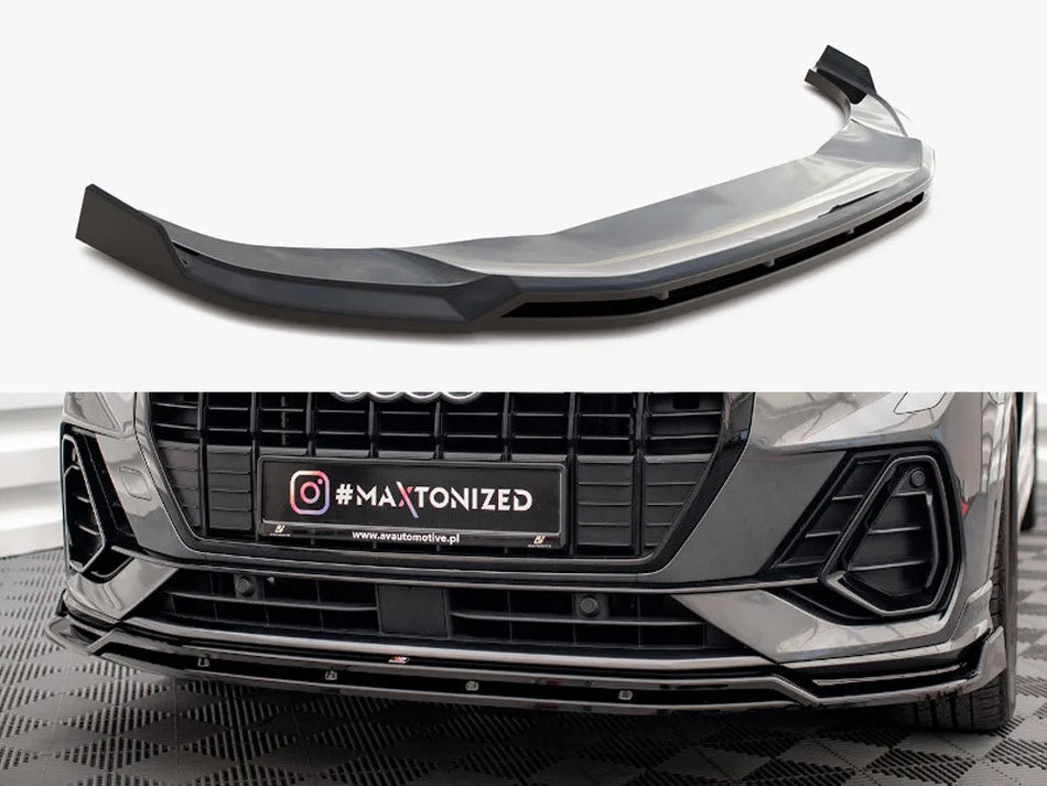 Maxton Front Splitter V.4 Audi Q3 Sportback / SUV S-Line F3