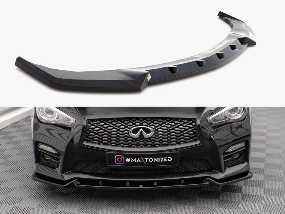 Maxton Front Splitter V.2 Infiniti Q50 S Mk1