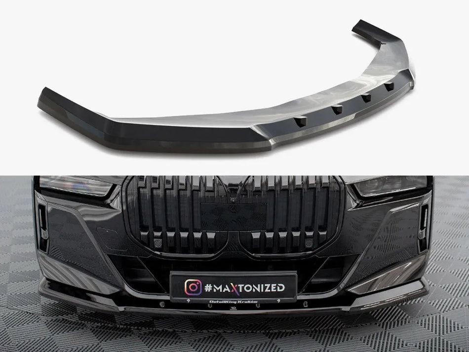 Maxton Front Splitter V.1 BMW 7 M-Pack / M760e / i7 M-Pack G70