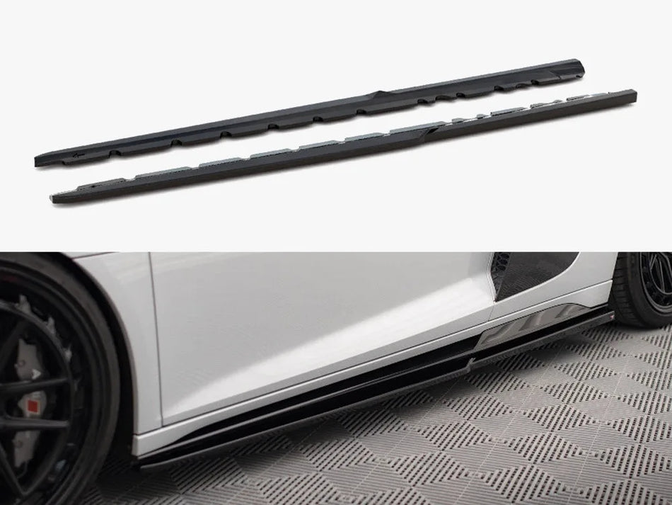 Maxton Side Skirts Diffusers V.2 Audi R8 Mk2 Facelift