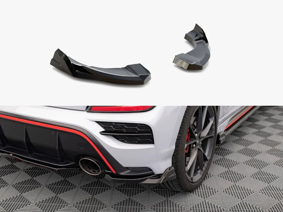 Maxton Rear Side Splitters V.2 Hyundai Kona Mk1