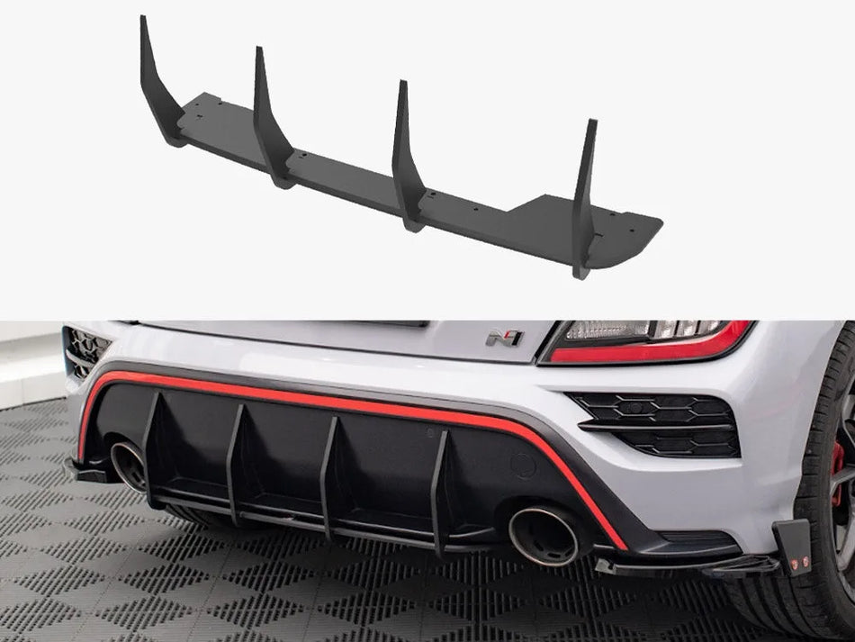 Maxton Street PRO Rear Diffuser Hyundai Kona N Mk1