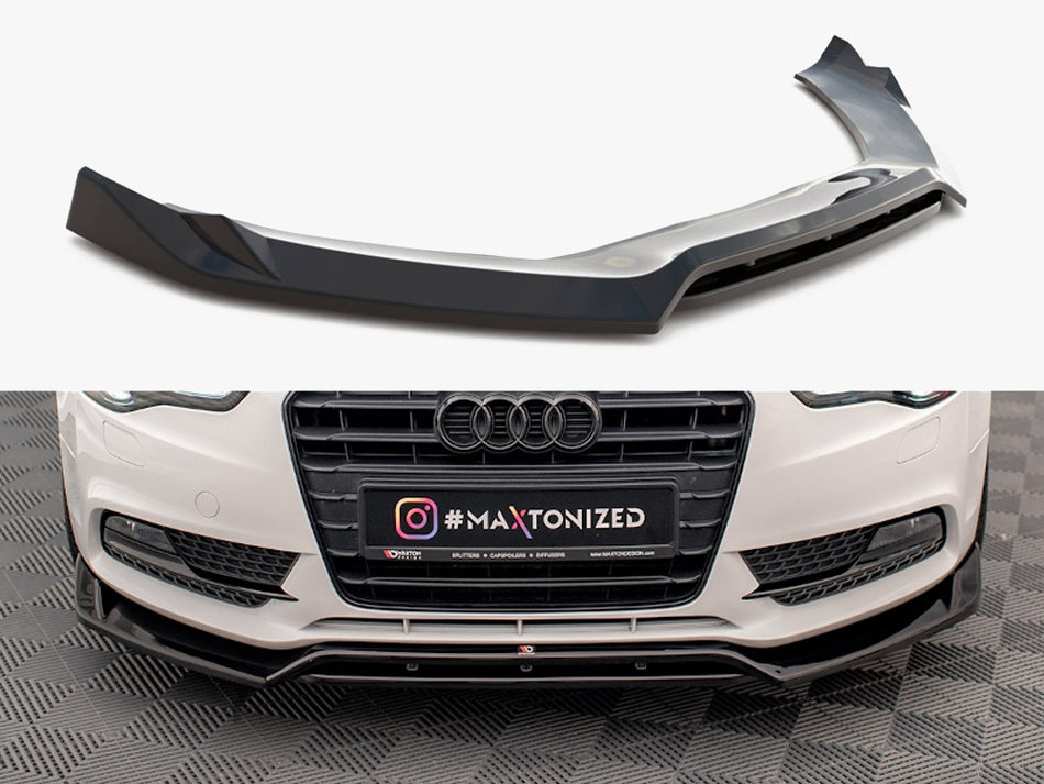 Maxton Front Splitter V.2 Audi A5 Coupe / Sportback 8T Facelift