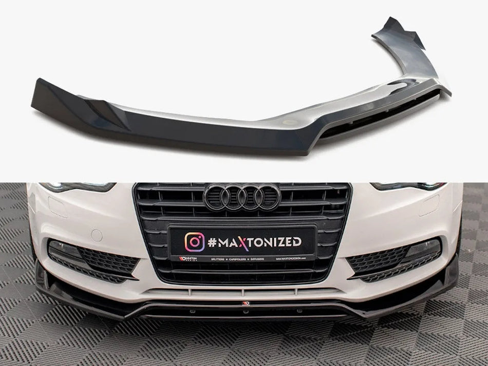 Maxton Front Splitter V.2 Audi A5 Coupe / Sportback 8T Facelift