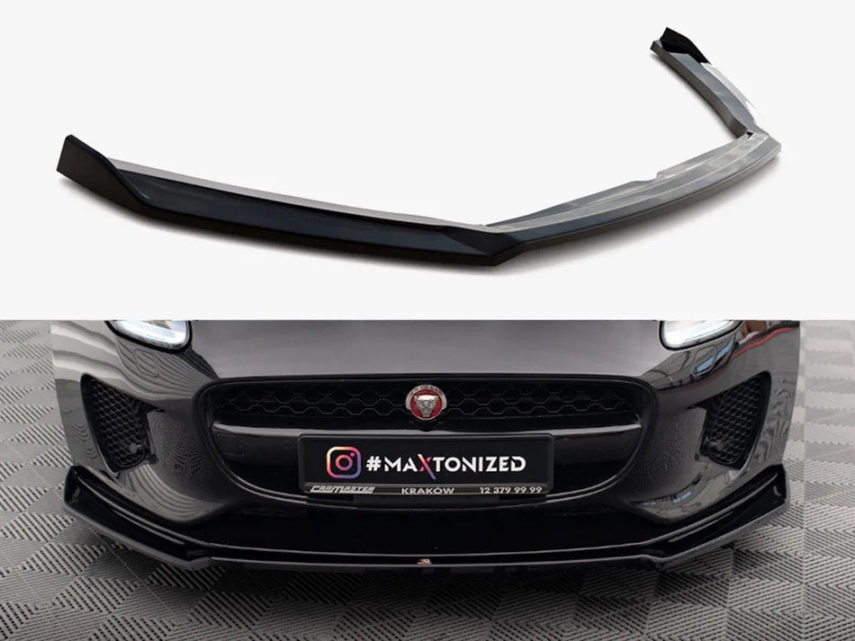 Maxton Front Splitter V.2 Jaguar F-Type Mk1 Facelift