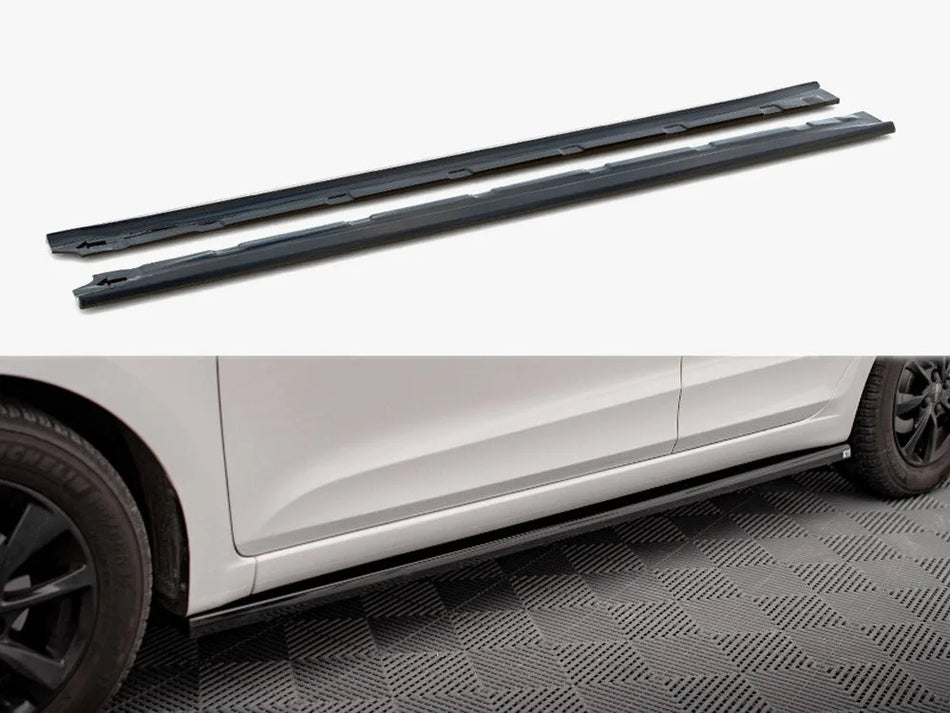 Maxton Side Skirts Diffusers Hyundai I20 Mk2 Facelift