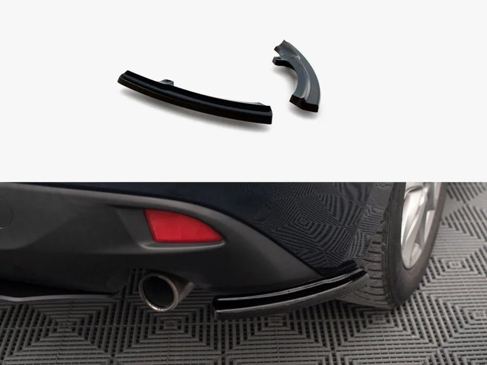 Maxton Rear Side Splitters Mazda 3 Mk3