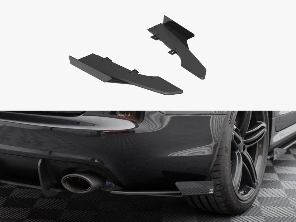 Maxton Street Pro Rear Side Splitters + Flaps Audi RS6 Avant C6