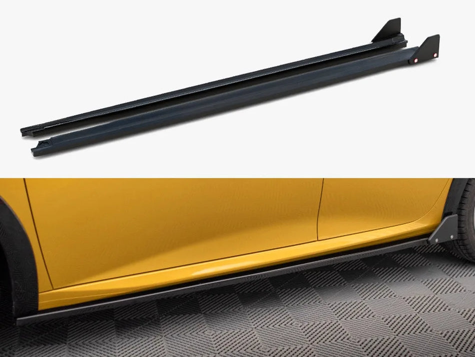 Maxton Side Skirt Diffusers + Flaps Peugeot 208 GT Mk2