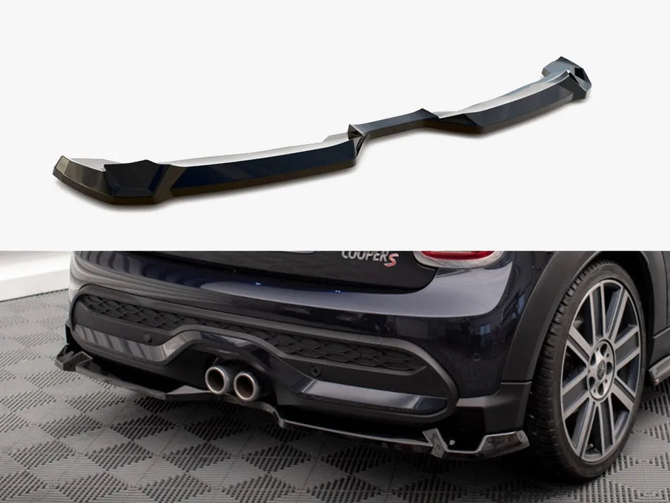 Maxton Central Rear Splitter Mini Cooper S F56 Facelift