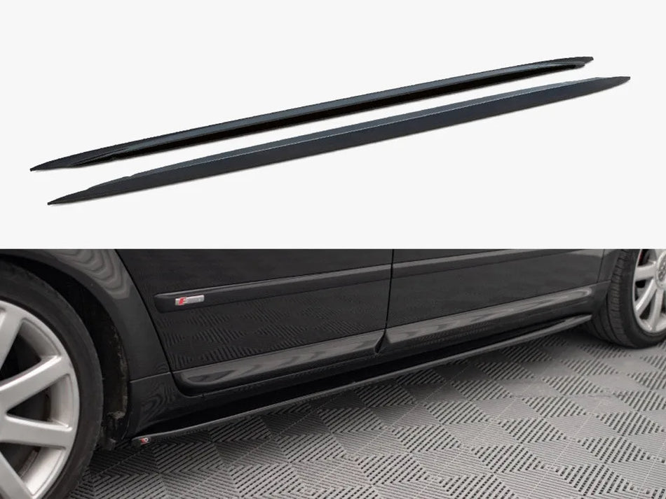 Maxton Side Skirts Diffusers V.1 Audi S4 / A4 / A4 S-Line B6 / B7