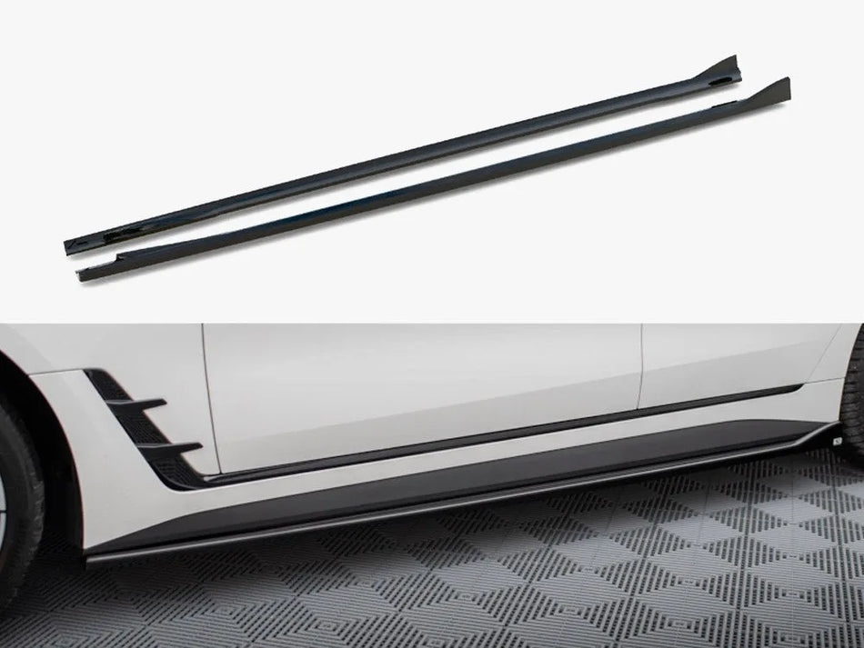 Maxton Side Skirts Diffusers V.1 BMW i4 M-Pack G26