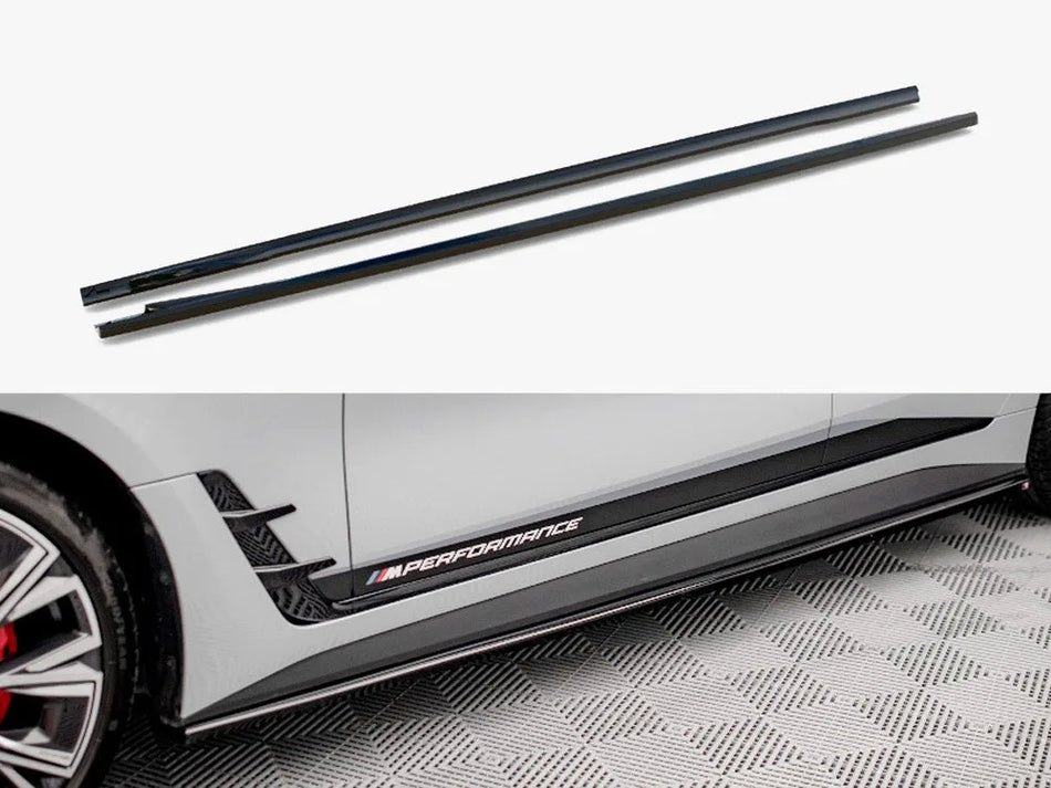 Maxton Side Skirts Diffusers V.2 BMW i4 M-Pack G26
