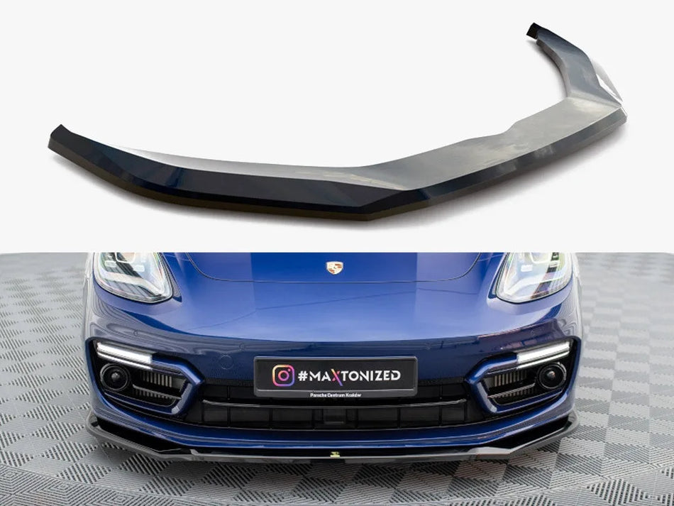 Maxton Front Splitter V.1 Porsche Panamera E-Hybrid 971 Facelift