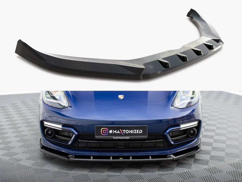 Maxton Front Splitter V.2 Porsche Panamera E-Hybrid 971 Facelift
