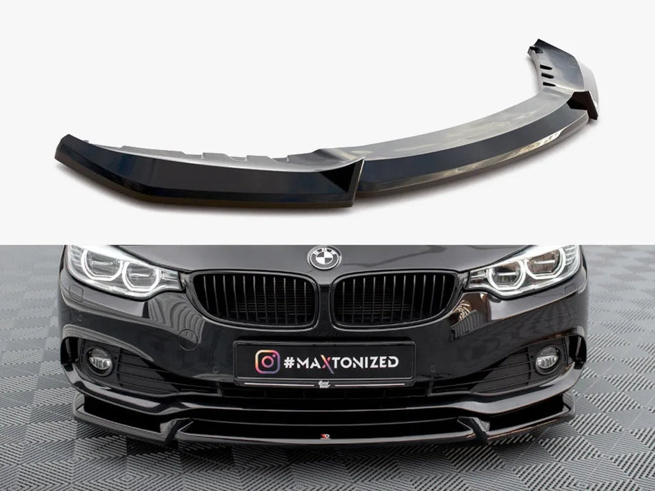 Maxton Front Splitter V.2 BMW 4 Coupe / Gran Coupe / Cabrio F32 / F36 / F33