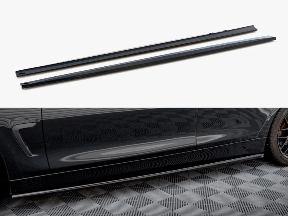 Maxton Side Skirts Diffusers BMW 4 Coupe / Gran Coupe / Cabrio F32 / F36 / F33