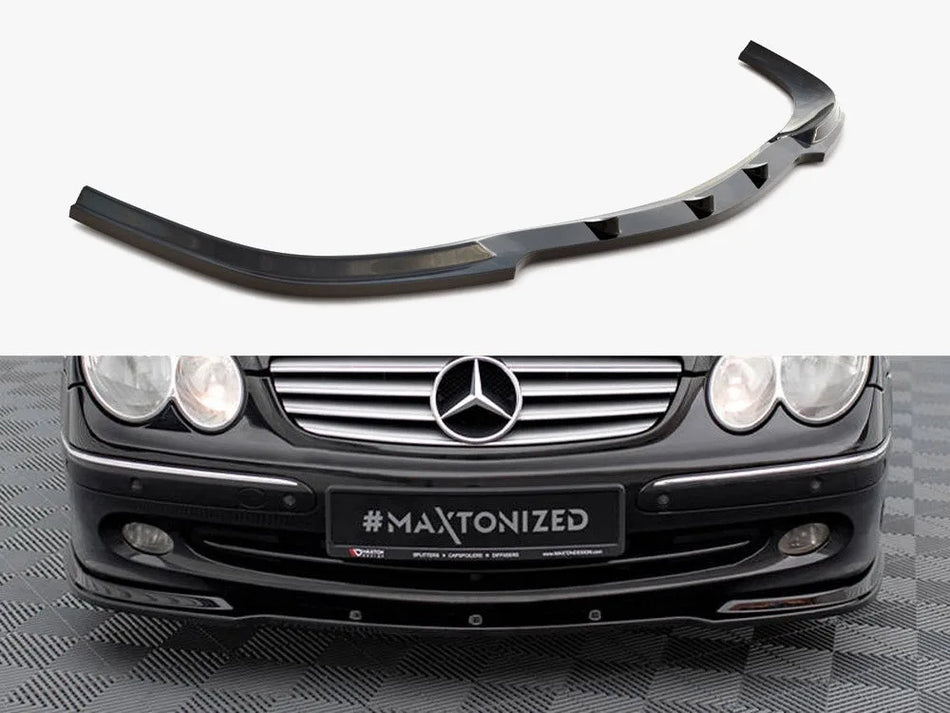 Maxton Front Splitter V.1 Mercedes CLK W 209 For Standard Version