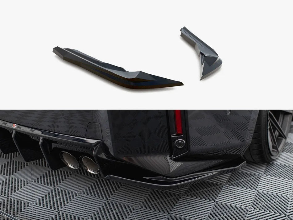 Maxton Rear Side Splitters V.3 (For rear valance v.1) BMW M2 G87