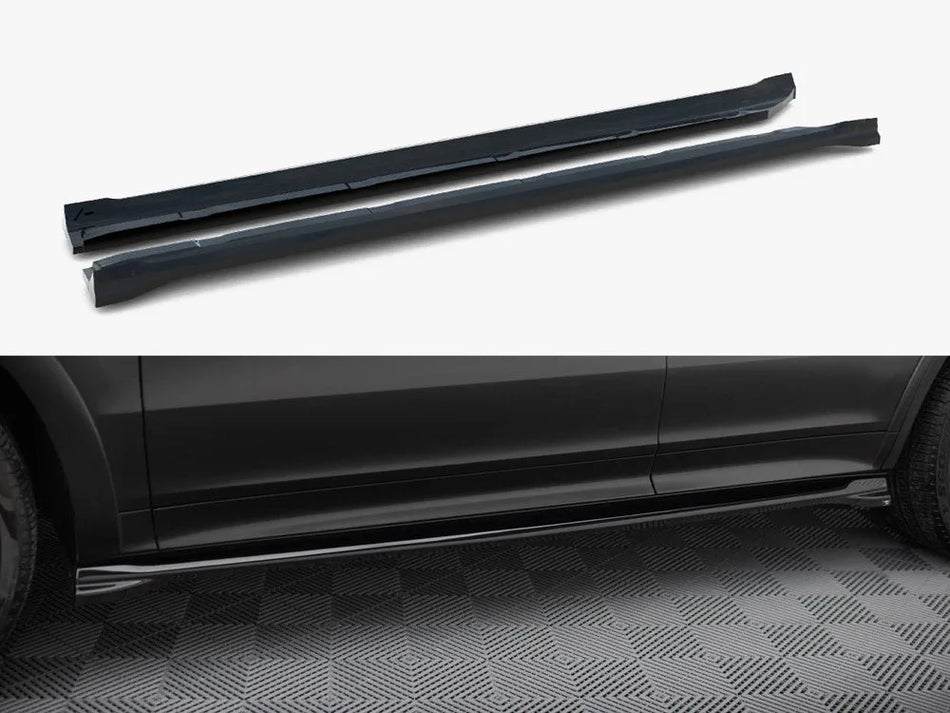 Maxton Side Skirt Diffusers V.1 Porsche Cayenne Sport Design / Turbo SUV / Coupe Mk3 / Mk3 Facelift