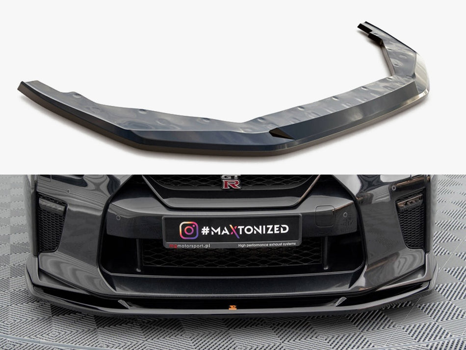 Maxton Front Splitter V.1 Nissan GTR R35 2nd Facelift