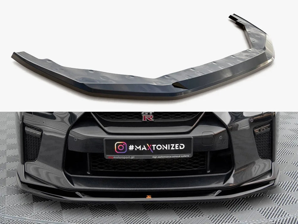 Maxton Front Splitter V.1 Nissan GTR R35 2nd Facelift