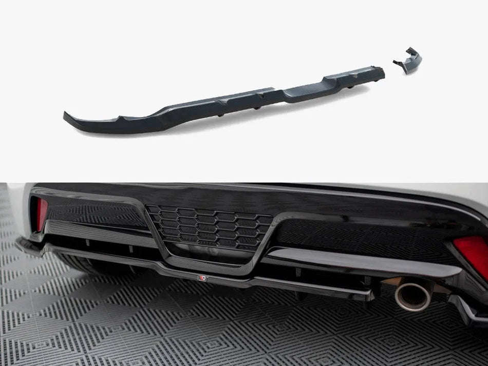 Maxton Rear Splitter (Vertical Bars) Toyota Yaris GR Sport Mk4