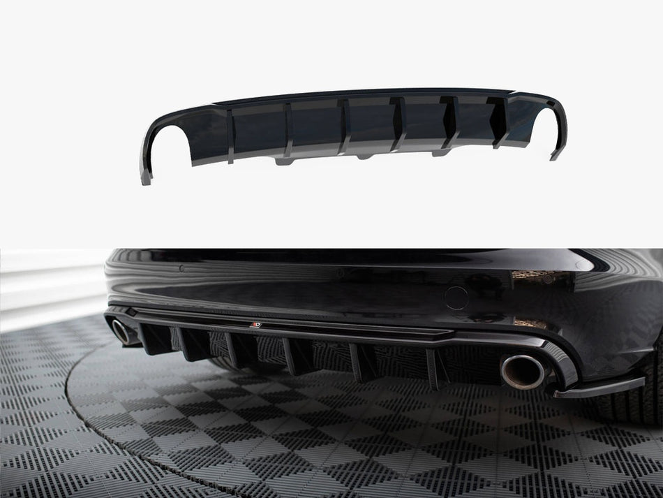 Maxton Rear Valance Audi A6 Sedan / Avant C7 (Version with single exhausts on both sides)
